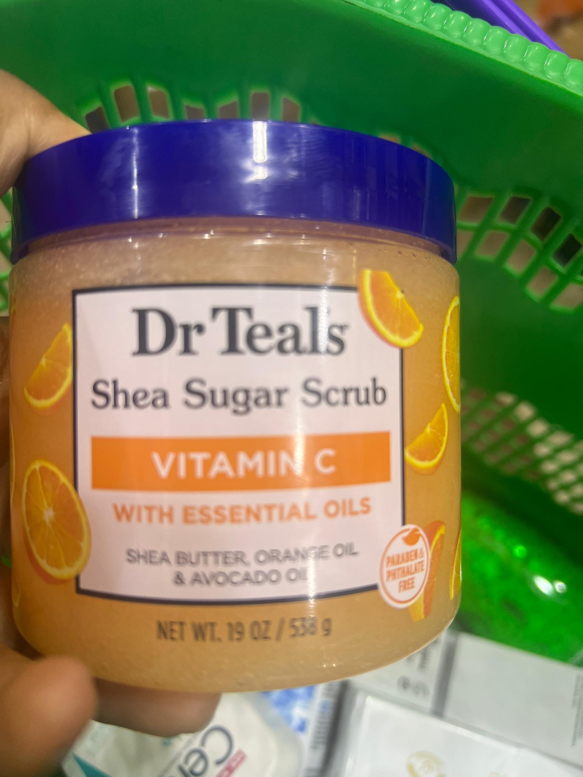 DR TEALS SHEA SUGAR SCRUB (VITAMIN C)